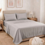 Solid Grey Bedding Set