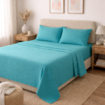 Solid Turquoise Bedding Set